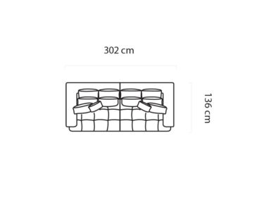 Tiga Big Sofa kanapé