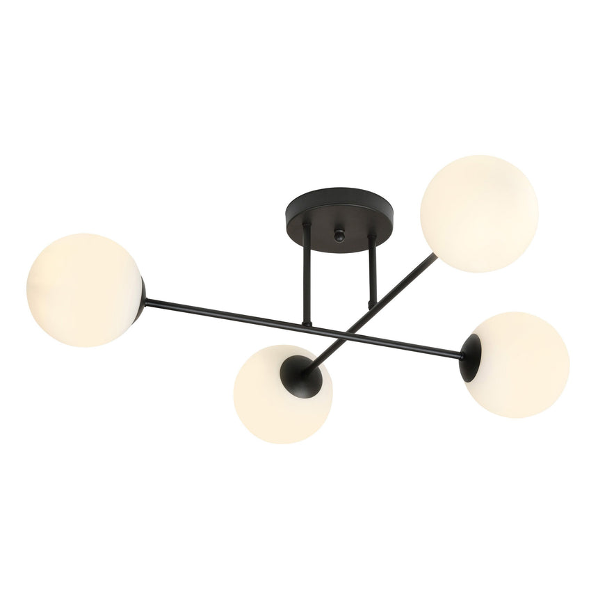 Roma 4 BL metal ceiling lamp