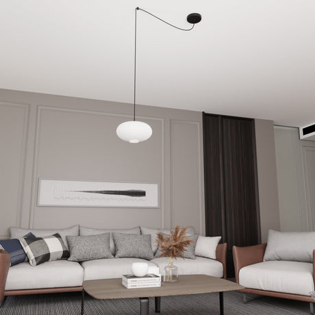 Origo 1 BL glass pendant lamp
