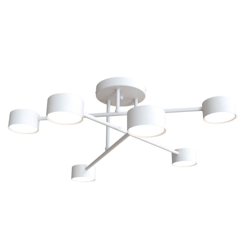 Halo 6 metal ceiling lamp