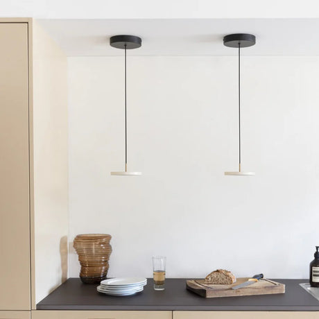 Asteria Brass pendant lamp Ø43
