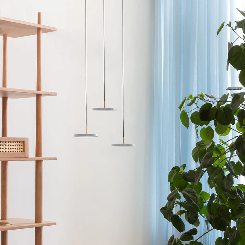 Asteria Brass pendant lamp Ø43
