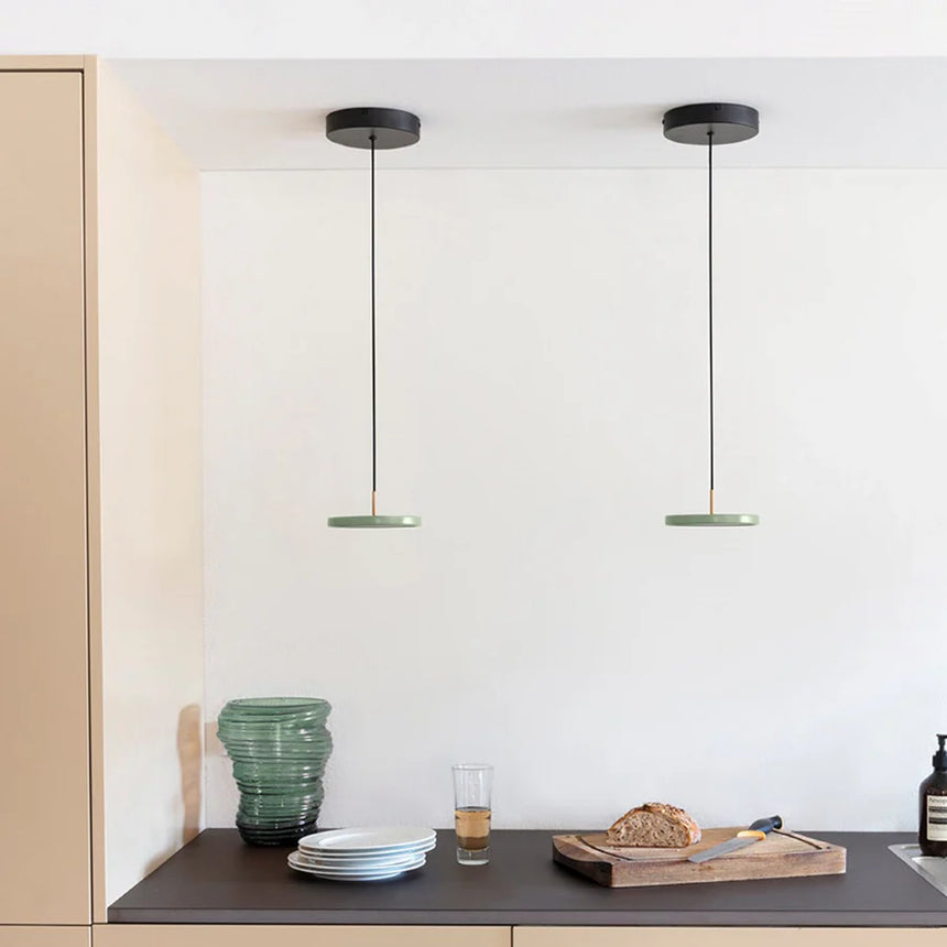 Asteria Brass pendant lamp Ø43