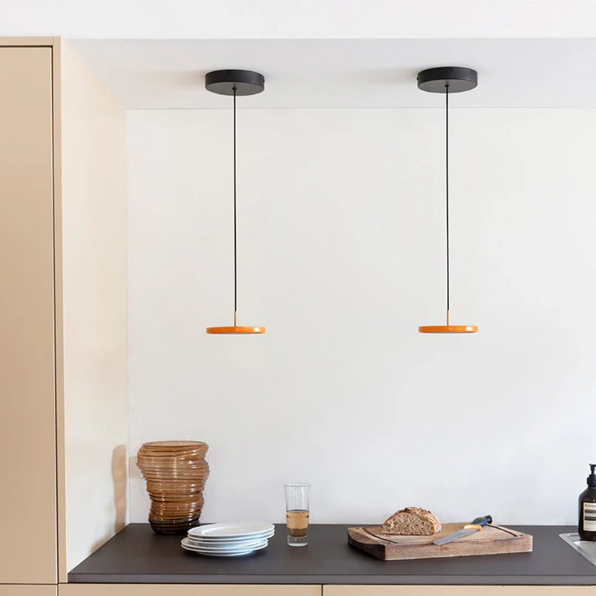 Asteria Brass pendant lamp Ø43