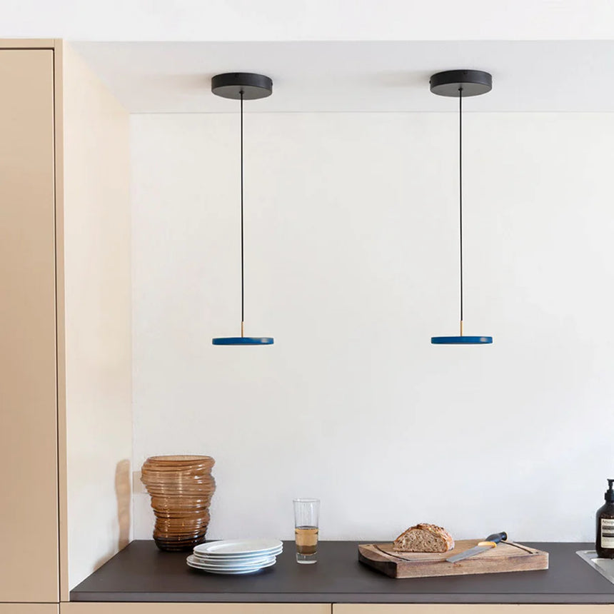 Asteria Brass pendant lamp Ø43