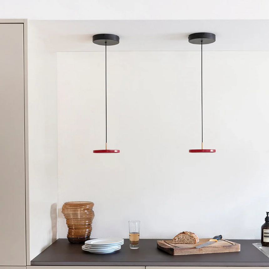 Asteria Brass pendant lamp Ø43