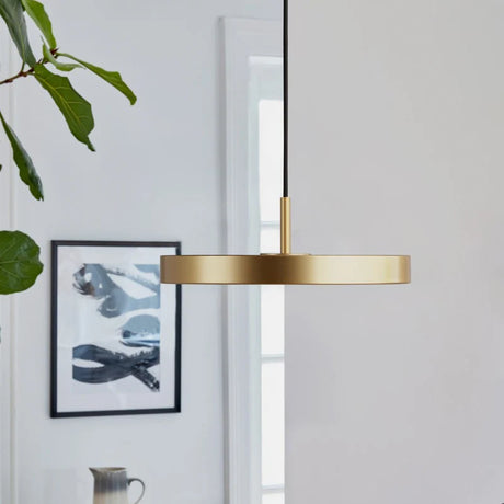 Asteria Brass pendant lamp Ø43
