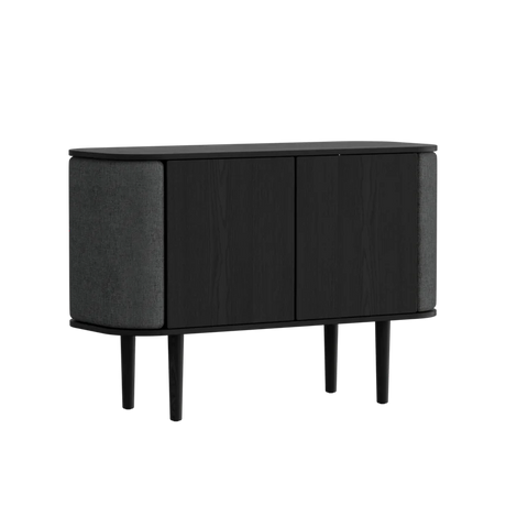 Treasures fa kabinet fekete kerettel 75×109