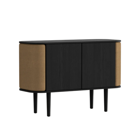 Treasures fa kabinet fekete kerettel 75×109