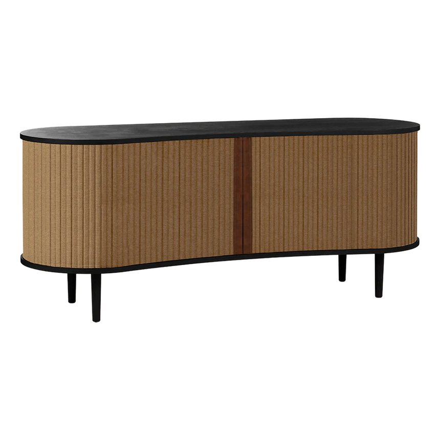 Audacious fa kabinet fekete kerettel 67x160