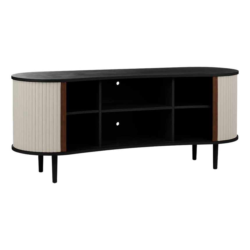Audacious fa kabinet fekete kerettel 67x160
