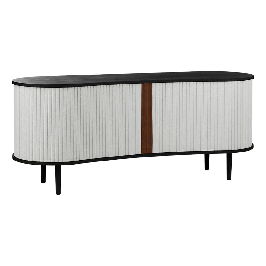 Audacious fa kabinet fekete kerettel 67x160