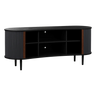 Audacious fa kabinet fekete kerettel 67x160
