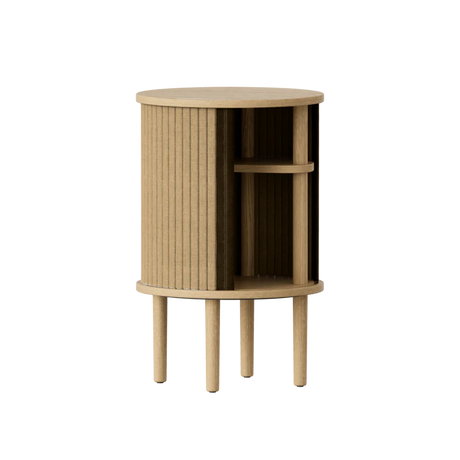The Conversation Piece fabric armchair with natural frame