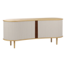 Audacious fa kabinet natúr kerettel 67×160
