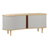 Audacious fa kabinet natúr kerettel 67×160