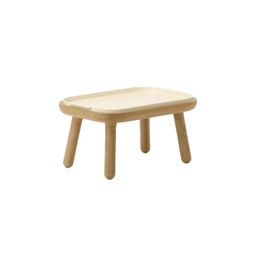 Paff fa lerakóasztal tálcával