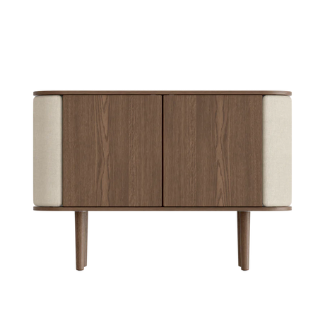 Treasures fa kabinet sötétbarna kerettel 75×109