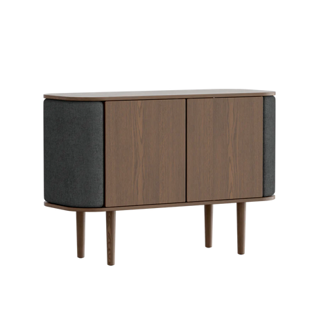 Treasures fa kabinet sötétbarna kerettel 75×109