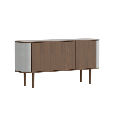 Treasures fa kabinet sötétbarna kerettel 75×150