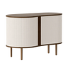 Audacious fa kabinet sötétbarna kerettel 67×100