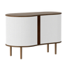 Audacious fa kabinet sötétbarna kerettel 67×100