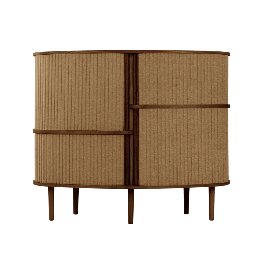 Audacious fa kabinet sötétbarna kerettel 120×100