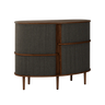 Audacious fa kabinet sötétbarna kerettel 120×100