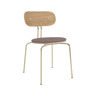 Curious fa szék szövet párnával réz lábbal