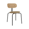 Curious fa szék szövet párnával fekete lábbal