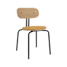 Curious fa szék szövet párnával fekete lábbal