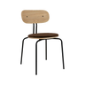 Curious fa szék plüss párnával fekete lábbal