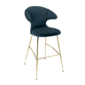 The Conversation Piece fabric armchair with natural frame