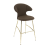 The Conversation Piece fabric armchair with natural frame