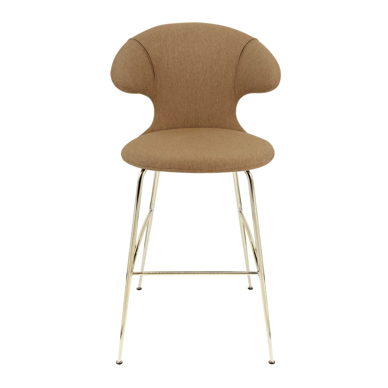 The Conversation Piece fabric armchair with natural frame