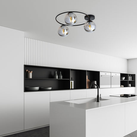 Sopra 3 metal ceiling lamp