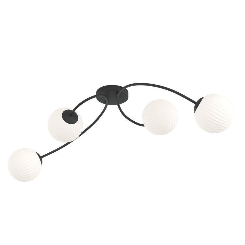 Vibra 4 BL metal ceiling lamp