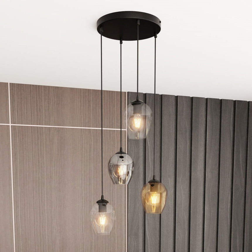 Istar 4 BL Premium Mix metal pendant lamp