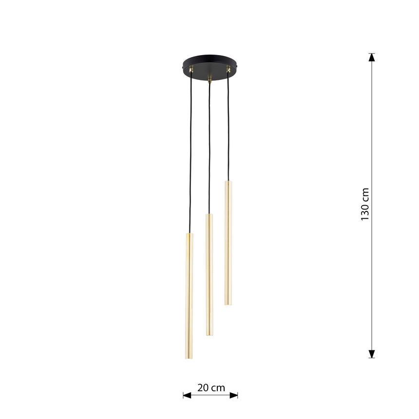 Selter 3 Premium Gold fém függőlámpa