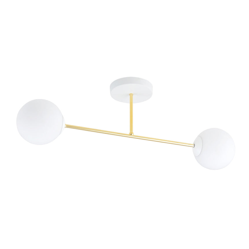 Magnum 2 WH Opal metal ceiling lamp