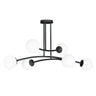 Halldor 6 metal ceiling lamp