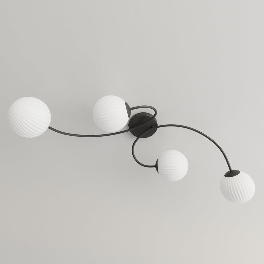 Vibra 4 BL metal ceiling lamp