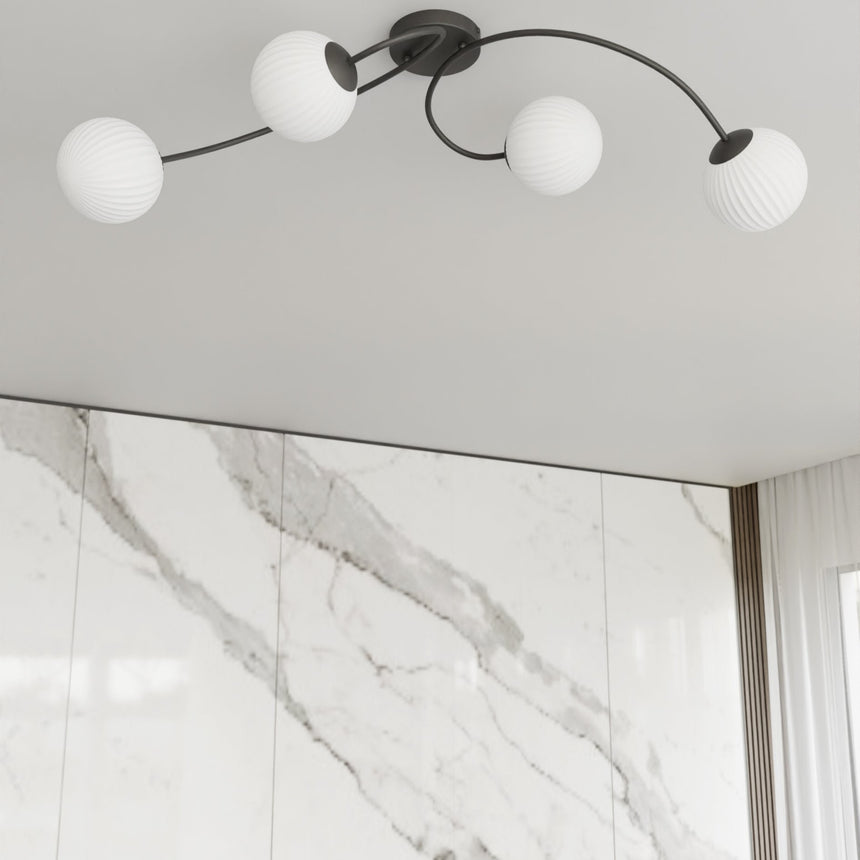 Vibra 4 BL metal ceiling lamp