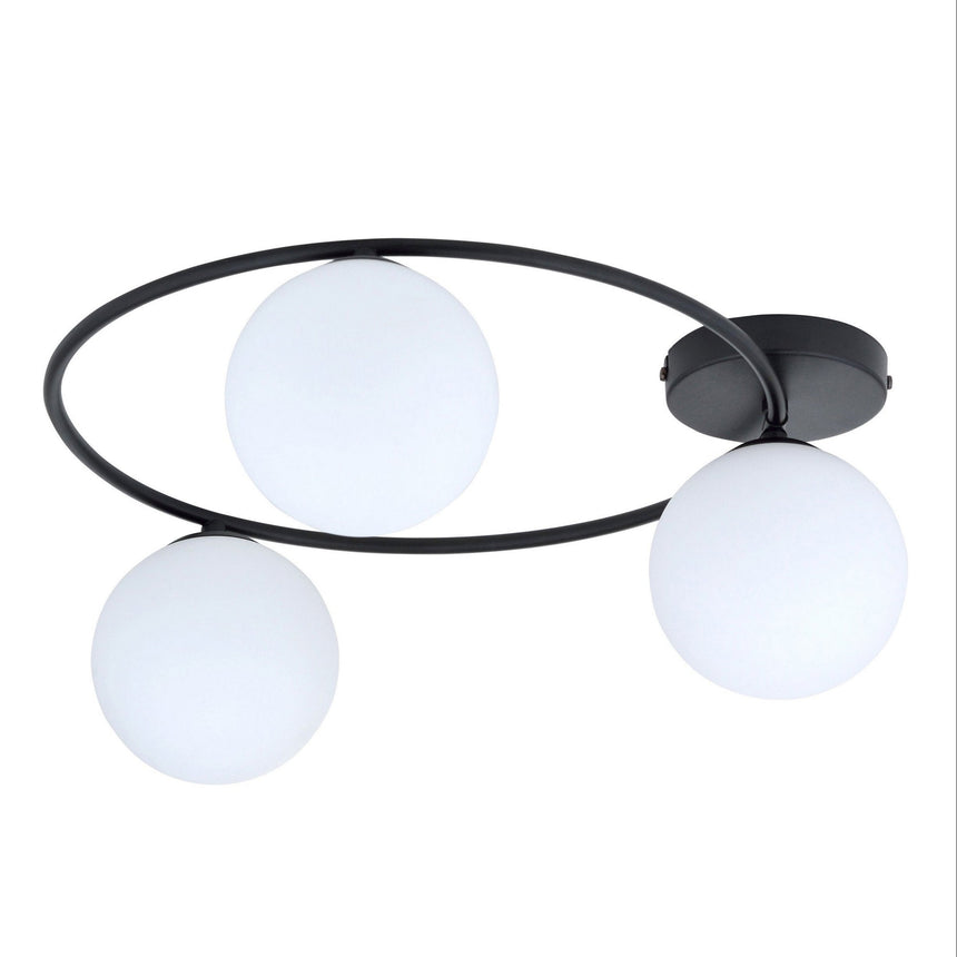 Sopra 3 BL Opal metal ceiling lamp