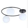 Sopra 3 BL Opal metal ceiling lamp