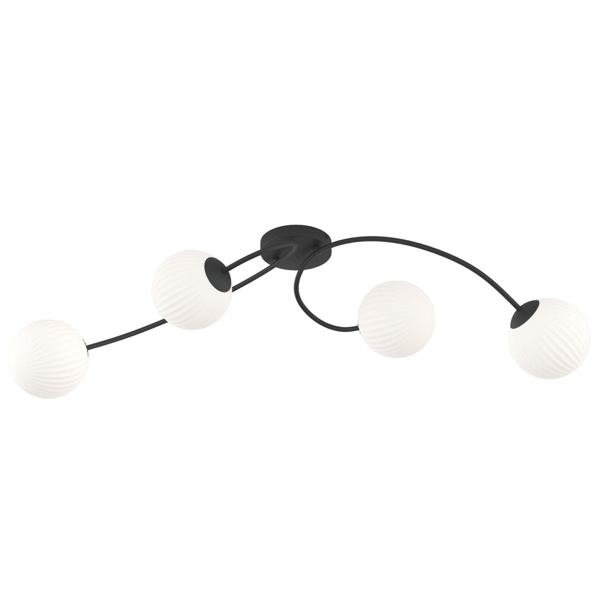 Vibra 4 BL metal ceiling lamp