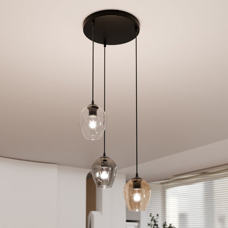 Istar 3 BL Premium Mix metal pendant lamp