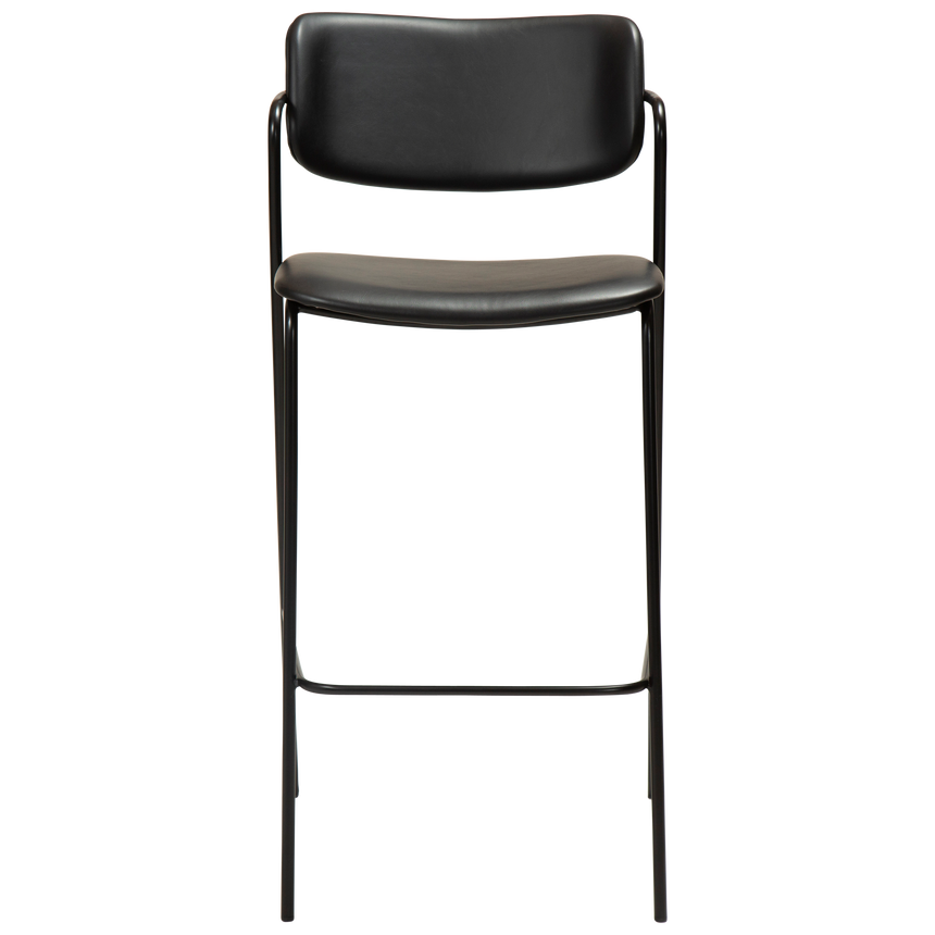 Zed textile leather bar stool
