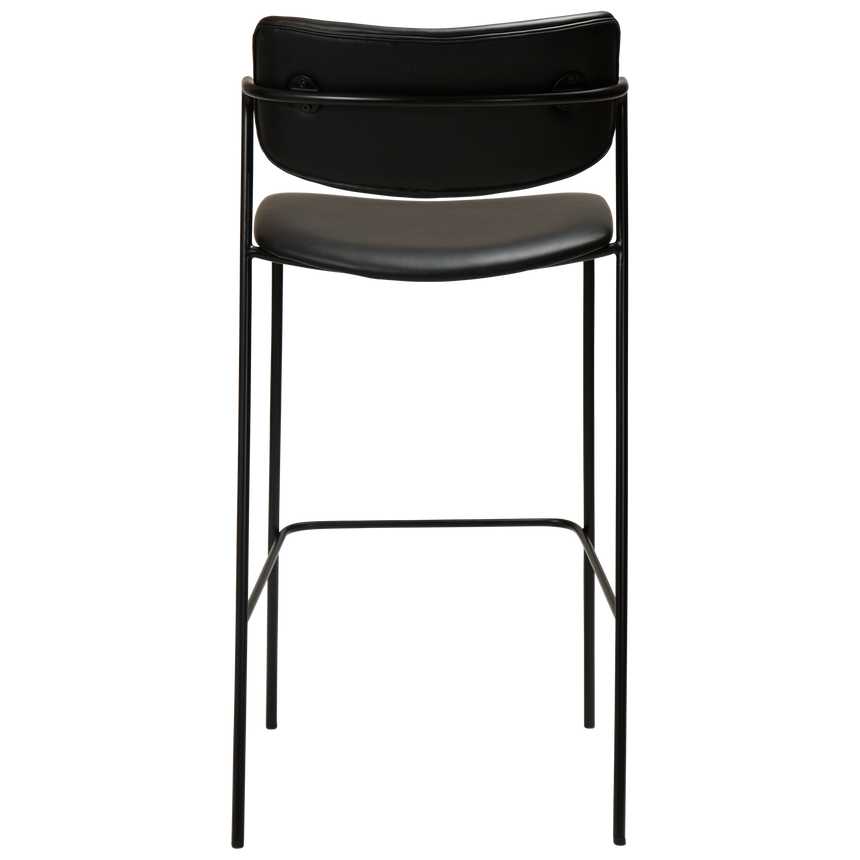Zed textile leather bar stool