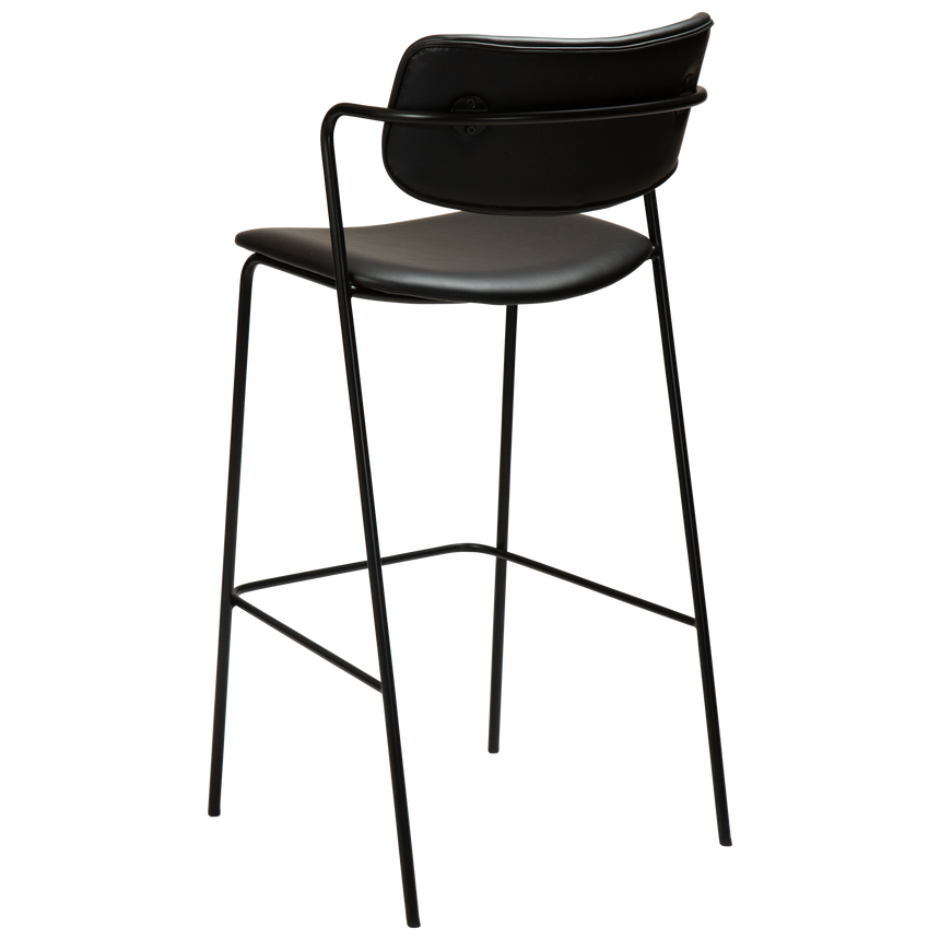 Zed textile leather bar stool